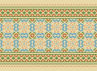 African tribal pattern in colorful. Illustration