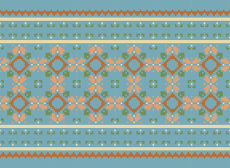 African tribal pattern in colorful. Illustration