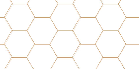 Abstract white 3d hexagon creative grid honeycomb structure mosaic pattern background. luxury minimal technology network abstraction tech digital tile vector wall banner surface polygon background.