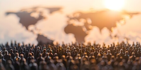 Global celebration on December 18 for International Migrants Day. Concept Migration Awareness, Cultural Diversity, Human Rights, Unity in Diversity, Immigration Policies