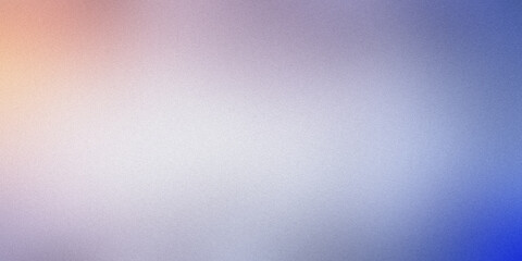 Obraz premium Abstract grainy background fading from orange to blue and purple