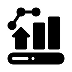 graph glyph icon