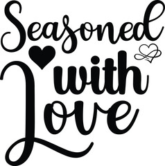 Kitchen SVG Typography Vector Design