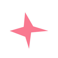 Pink Starburst Element