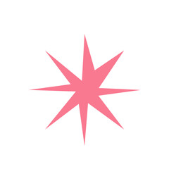 Pink Starburst Element