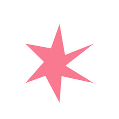 Pink Starburst Element