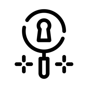 recommend clip art: keyhole line icon
