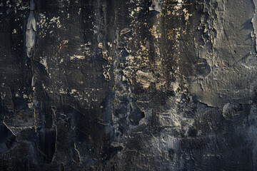Fototapeta premium A wall with a lot of paint peeling off and a lot of dirt on it