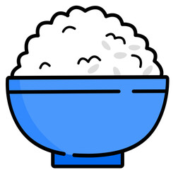 Illustration of a rice