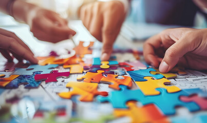 Fototapeta premium business and idea thinking concept.