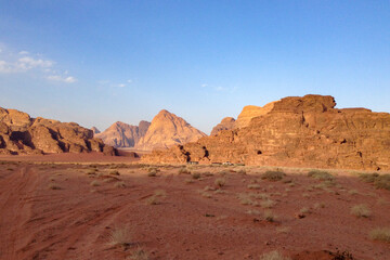 Fototapeta premium Wadi Rum Protected Area, Jordan