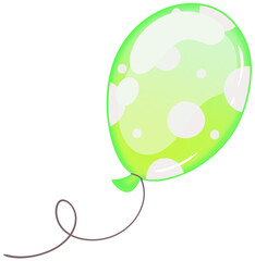 Green balloon 1