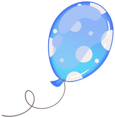 Blue balloon 2