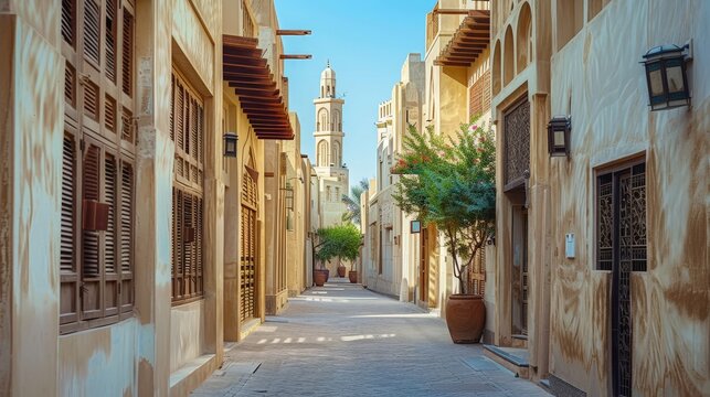 The cultural richness of the Al Fahidi Historic District, with its narrow alleys and wind-tower houses