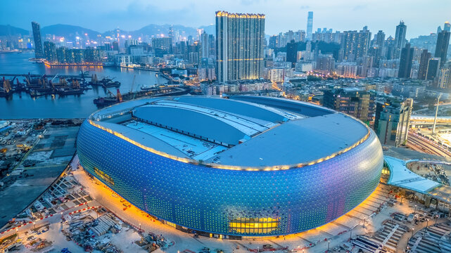 June 21 2024 Kai Tak Sports Park Stadium Under Construction