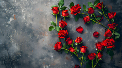 Valentine's Day heart wishing cards.