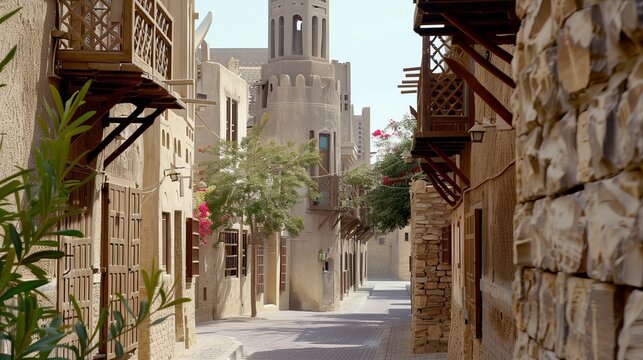 The cultural richness of the Al Fahidi Historic District, with its narrow alleys and wind-tower houses
