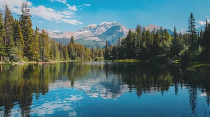 Mountain Lake Reflection.