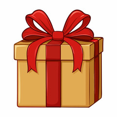Red satin gift boxes with luxury golden bow 3