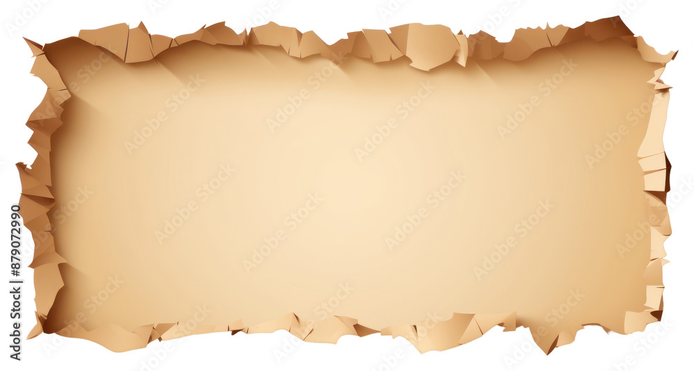 Canvas Prints png brown ripped paper backgrounds document torn.