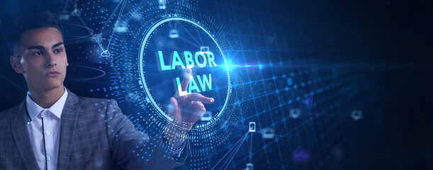 Business, Technology, Internet and network concept. Labor Law Lawyer Legal.
