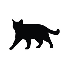 Cat silhouette vector
