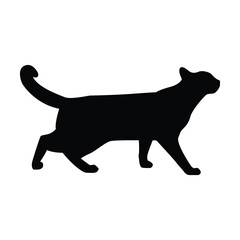 Cat silhouette vector