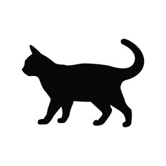 Cat silhouette vector