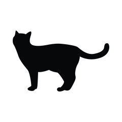 Cat silhouette vector