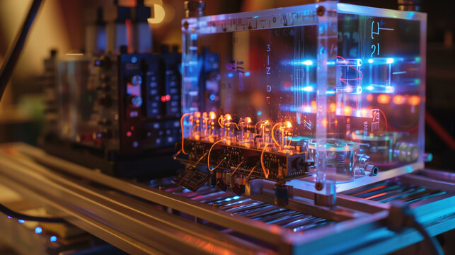 Holographic Interface on Rubidium Atomic Clock for Modern Time Display