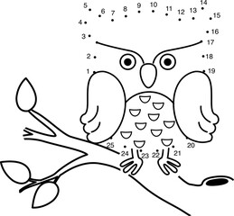 Numbers game education game and coloring book for children