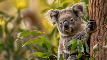 Obraz premium Koala in a Tree