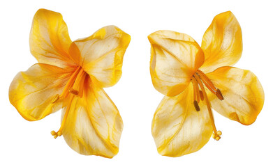 PNG Flower earrings petal plant lily.