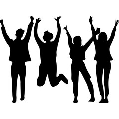 Silhouette Friendship