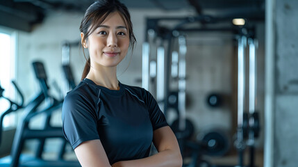 Fototapeta premium インストラクターの女性