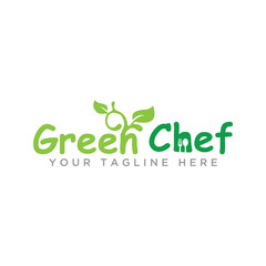 Green Food Logo Design