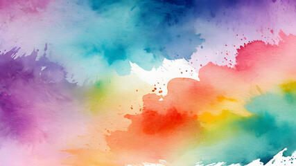Fototapeta premium Colorful watercolor background. Abstract watercolor background template . Abstract Modern Backgrounds. Abstract