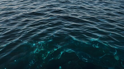 Sea water surface cut out.generative.ai
