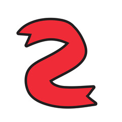 Naklejka premium Red Tape Vector icon 