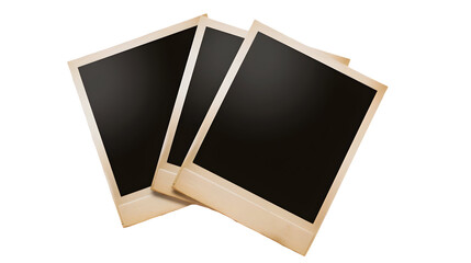 photo frame isolated on white background,generative ai