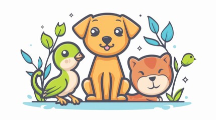 Cute Pet Illustration