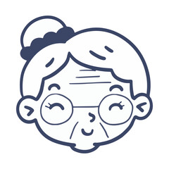 Eldelry element illustration character