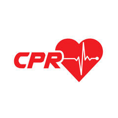 heart cpr medical icon vector design	
