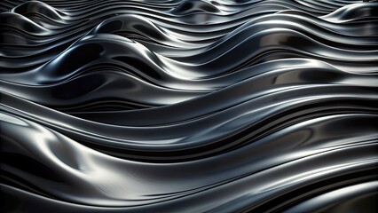 Black liquid waves moving in a mesmerizing pattern , abstract, background, texture, flowing, elegant, dark, smooth, liquid