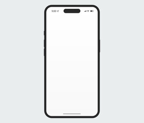 Phone mockup. Smart phone mockup front view. Mobile phone or Smartphone device design.