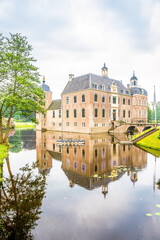 View at the Castle of Ruurlo in Netherlands