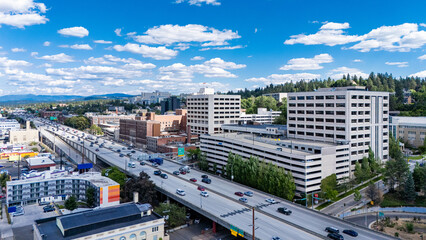 spokane i90 city freeway washington