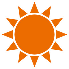太陽　アイコン　シンプル