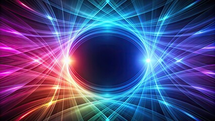 Obraz premium Abstract background with a never-ending loop, , rendering, infinite, abstract, background, design, pattern, motion