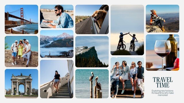 Modern Animated Photo Mosaic Video Template